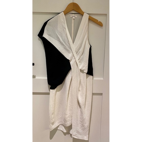 Helmut Lang ‘Sugar’ Black & White Crepe Dress - 0 - Picture 4 of 8